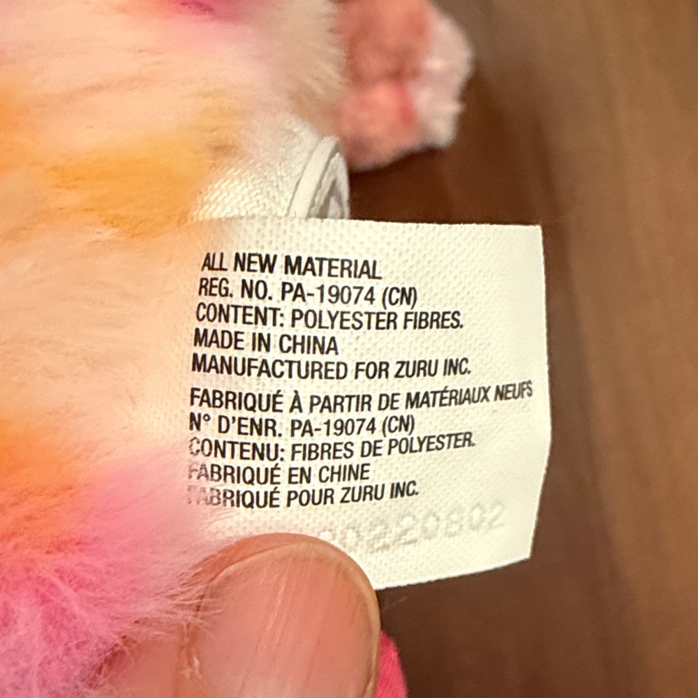 Ty Pink and White Plush Toy - Picture 11 of 16